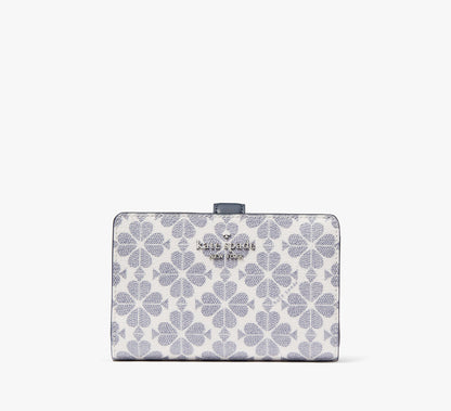 Kate Spade Signature Spade Flower Medium Compact Bifold Wallet