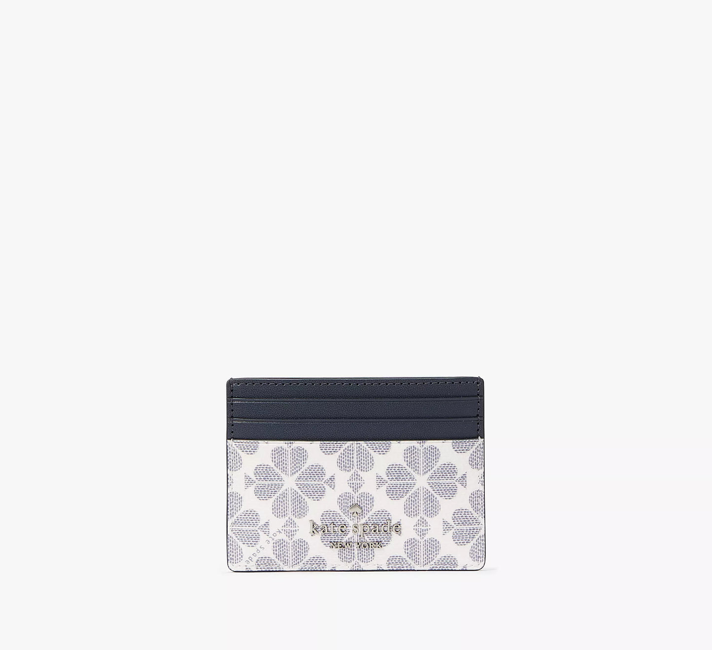 Kate Spade Signature Spade Flower Small Slim Card Holder