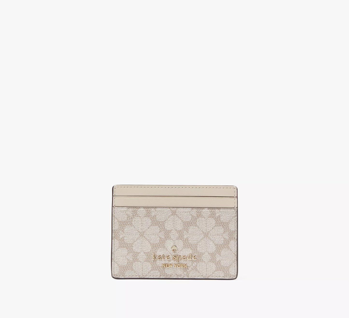 Kate Spade Signature Spade Flower Small Slim Card Holder