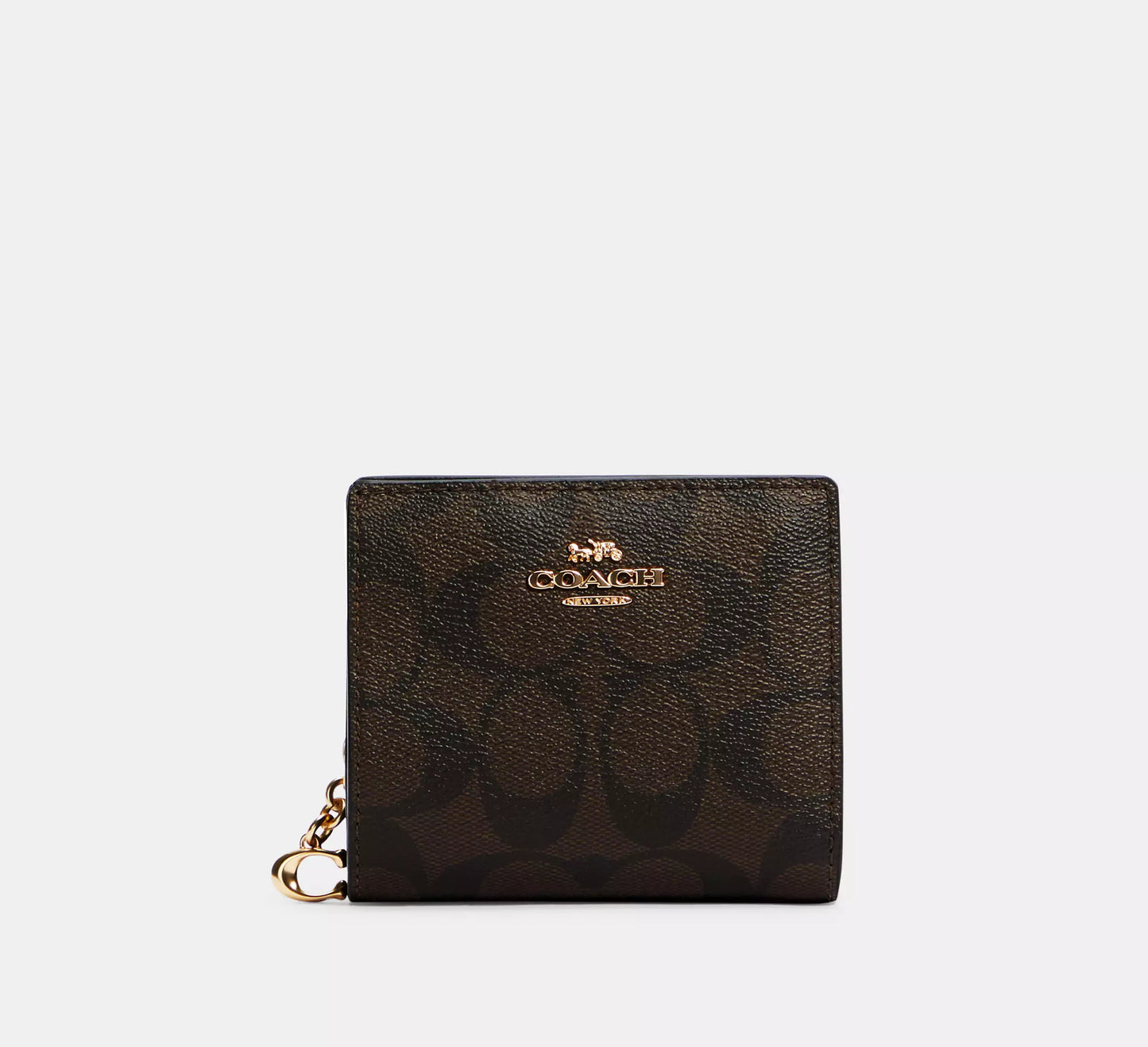 Coach Snap Wallet in Signature Canvas