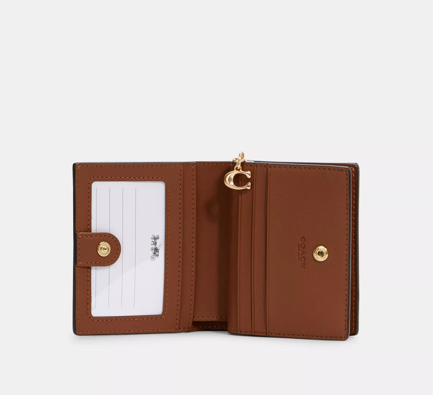 Coach Snap Wallet in Signature Canvas