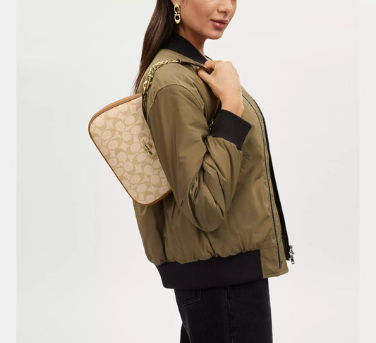 Coach Teri Shoulder Bag In Signature Canvas