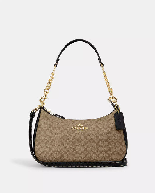 Coach Teri Shoulder Bag In Signature Canvas