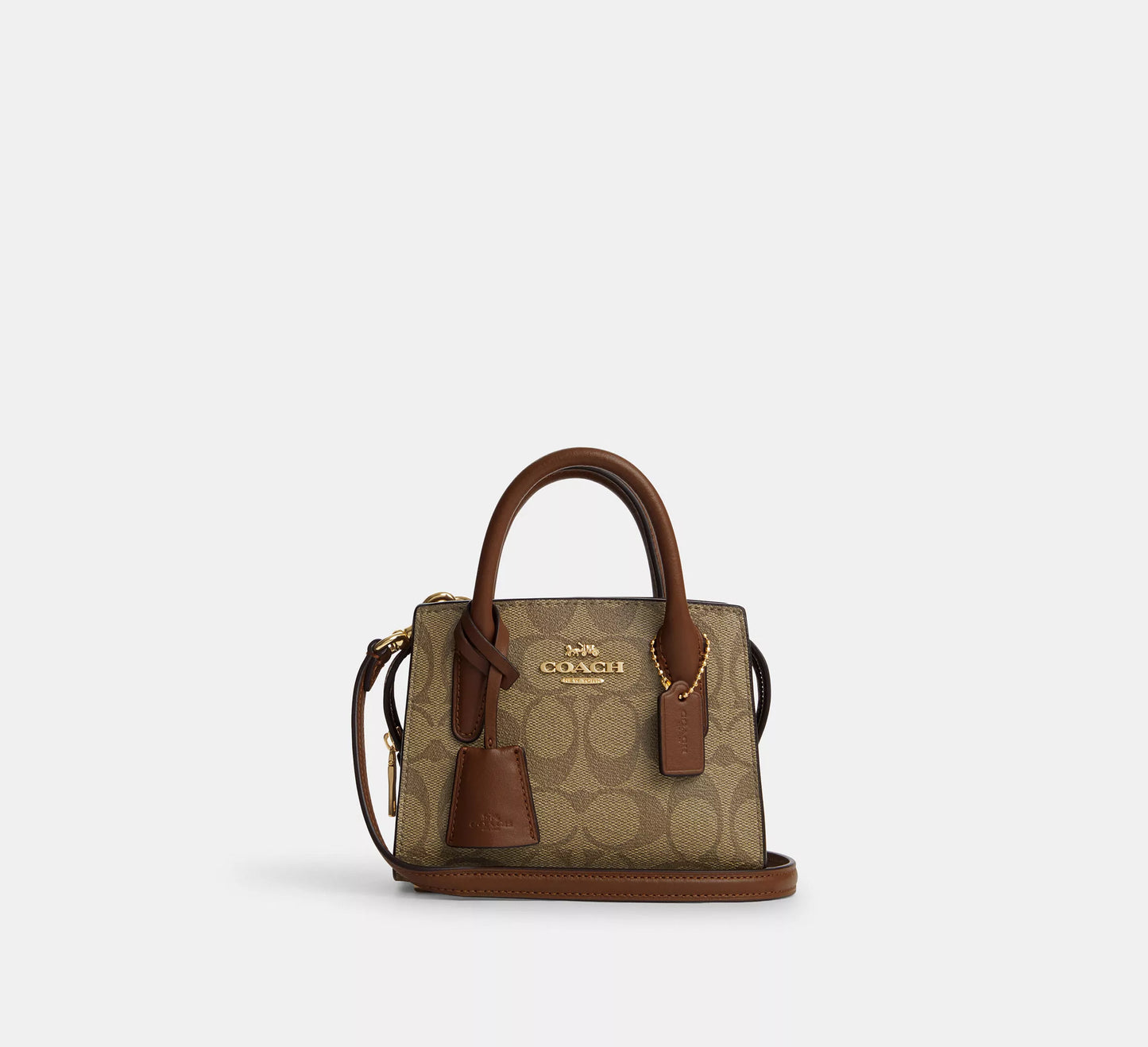 Coach Andrea Mini Carryall In Signature Canvas