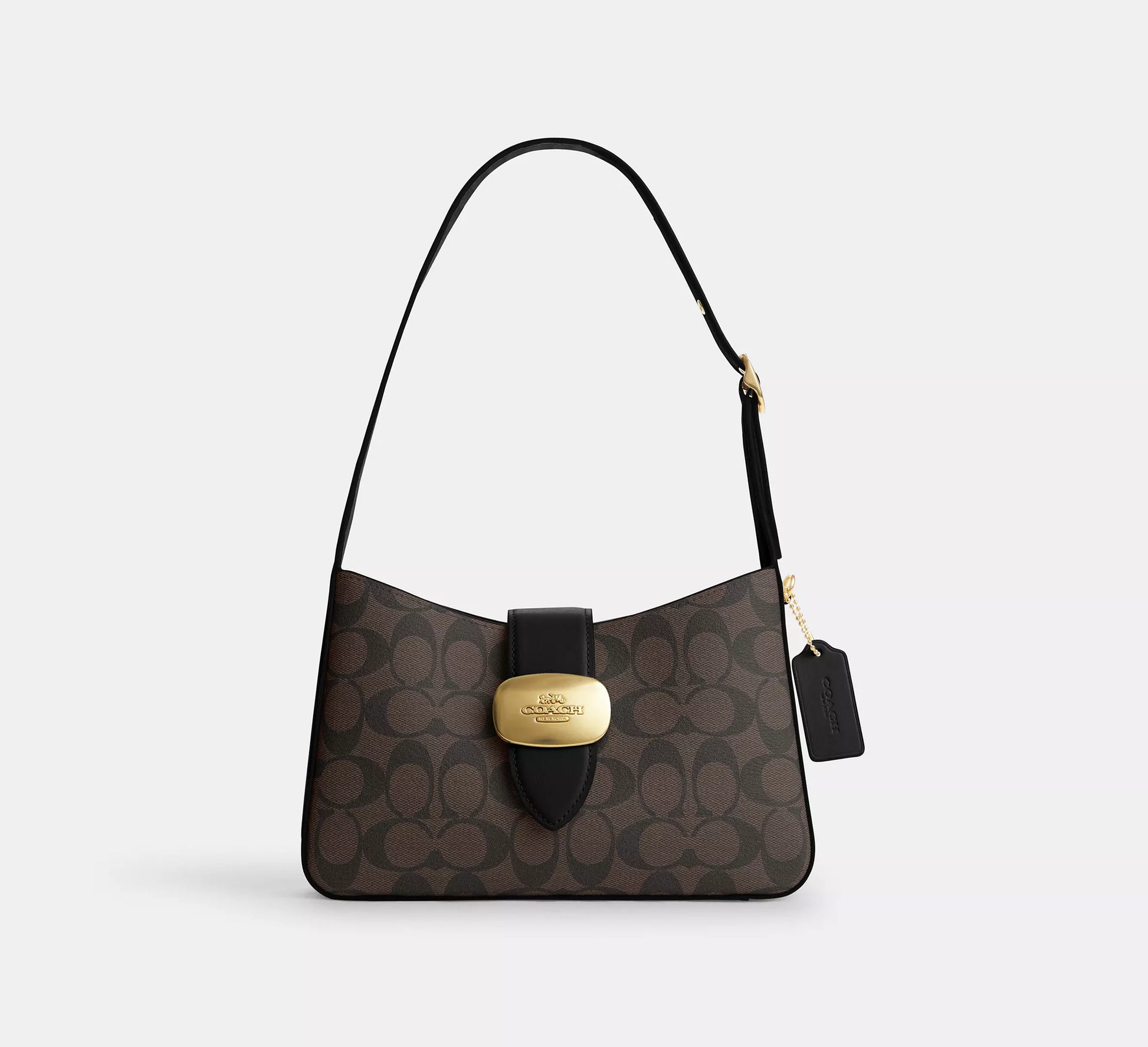 Coach Eliza Shoulder Bag In Signature Canvas