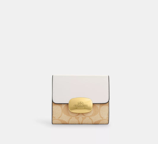 Coach Eliza Small Wallet In Signature Canvas