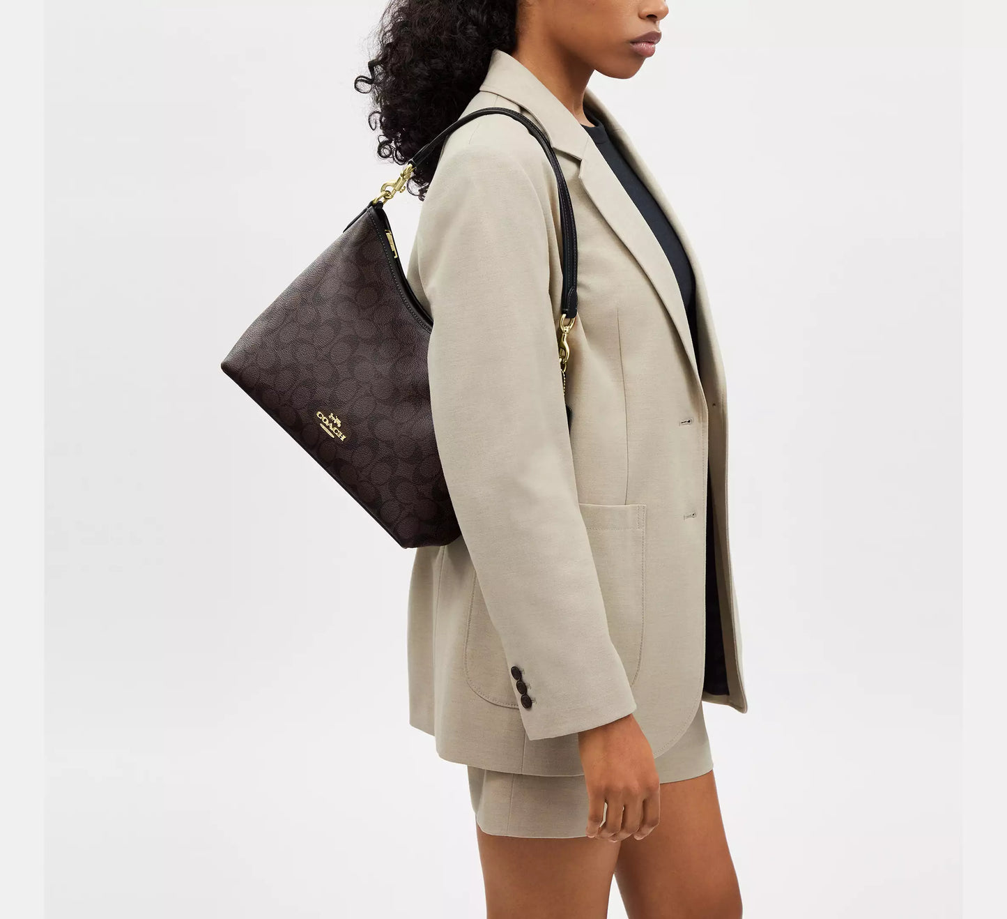 Coach Laurel Shoulder Bag In Signature Canvas