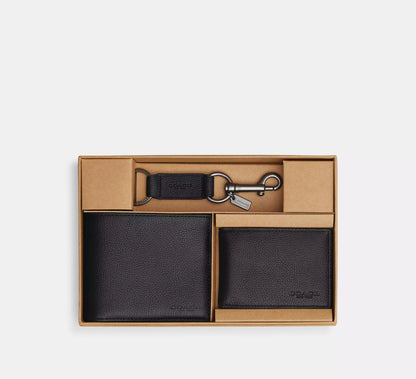 Coach Boxed 3 In 1 Wallet Gift Set