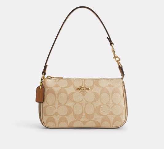 Coach Nolita 19 In Blocked Signature Canvas