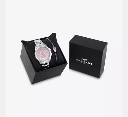 Coach Boxed Libby Watch Gift Set, 37 Mm