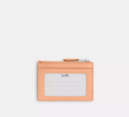 Coach Mini Skinny Id Case In Signature Jacquard