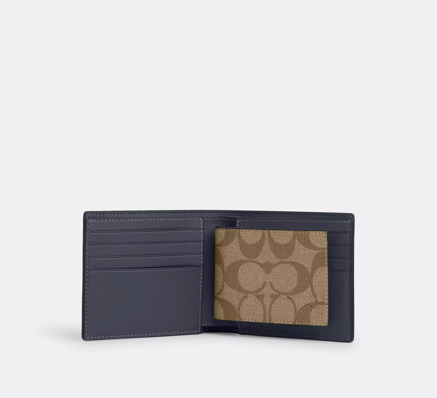 Coach Boxed 3 In 1 Wallet Gift Set In Colorblock Signature Canvas