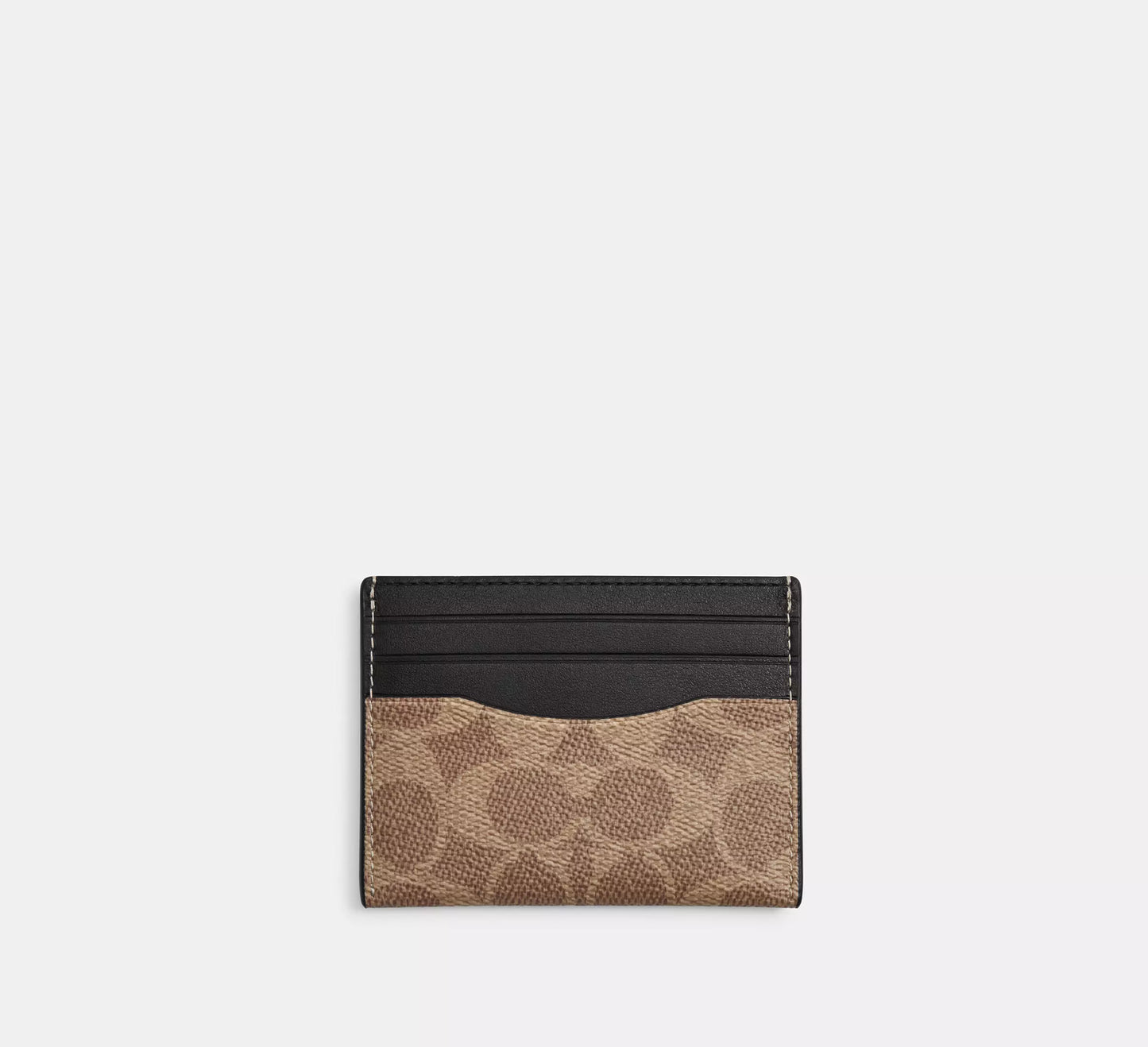 Coach Slim Id Card Case In Signature Canvas